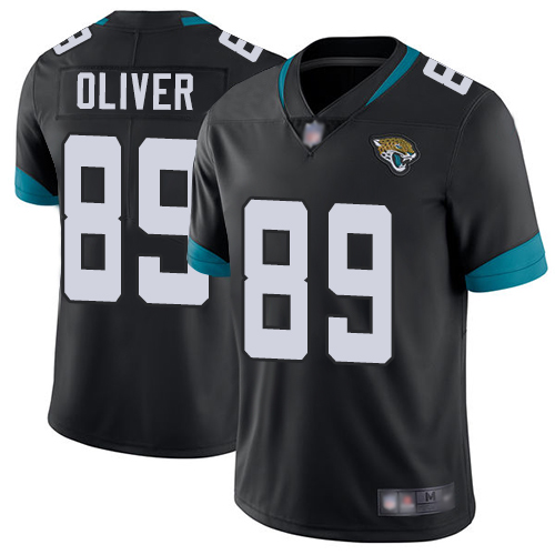 Nike Jacksonville Jaguars 89 Josh Oliver Black Team Color Men Stitched NFL Vapor Untouchable Limited Jersey